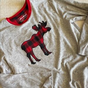 Eddie Bauer Red and Black Plaid Sleepwear